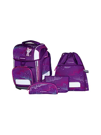 SCHNEIDERS | Set de mochila escolar Ergolite 9 piezas Anna Maria Damm Wavy Dots | 